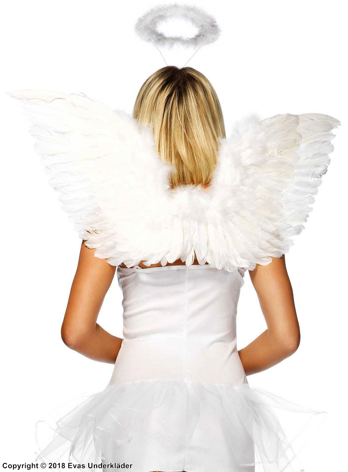 Angel, costume set, marabou, wings